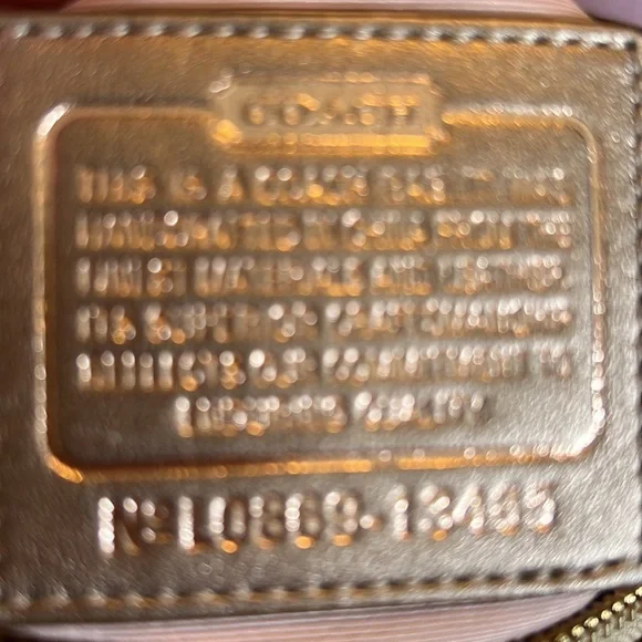 Gold Coach bag - Picture 5 of 5